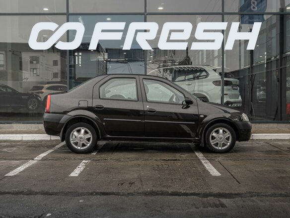 2009 Renault Logan I, чёрный - вид 4