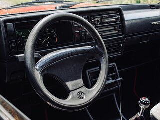 1987 Volkswagen Golf II, красный, 550000 рублей, вид 2