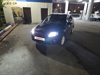 2013 Lada (ВАЗ) Granta I, чёрный, 320000 рублей, вид 2