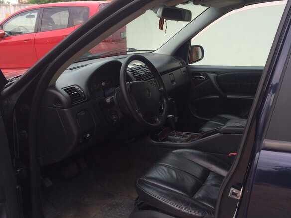2003 Mercedes-Benz M-Класс 350 I (W163) Рестайлинг, синий