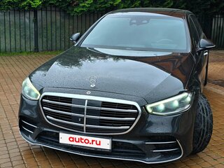 2021 Mercedes-Benz S-Класс 350 d Long 4MATIC VII (W223), чёрный, 7500000 рублей, вид 1
