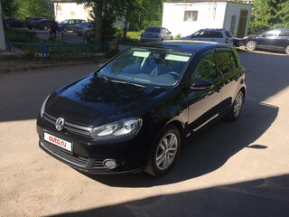 2012 Volkswagen Golf VI, чёрный, 1108000 рублей, вид 2