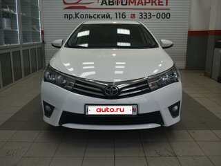 2013 Toyota Corolla XI (E160, E170, E180), белый, 1250000 рублей, вид 3