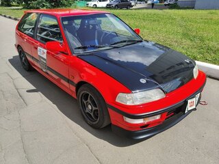 1989 Honda Civic IV, красный, 999999 рублей, вид 1