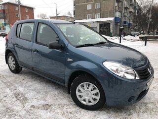 2012 Renault Sandero I, синий, 999999 рублей, вид 1