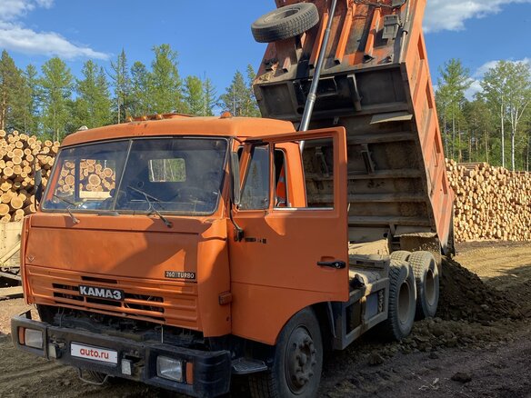 2005 КамАЗ 65115, оранжевый - вид 1