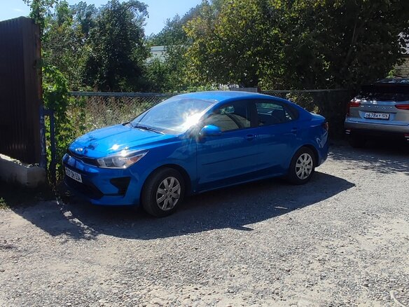 2021 Kia Rio IV Рестайлинг (Global market), синий, 1700000 рублей - вид 1