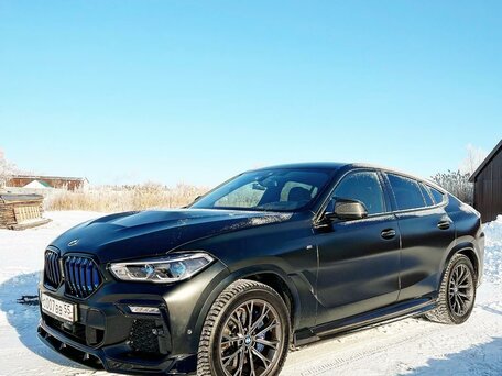 2020 BMW X6 30d III (G06), чёрный, 7600000 рублей, вид 5