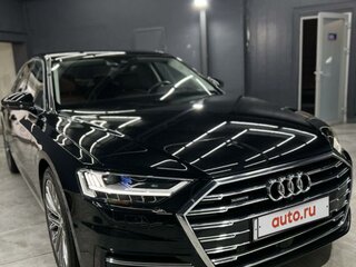 2018 Audi A8 50 TDI IV (D5), чёрный, 6000000 рублей, вид 3
