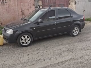 2009 Renault Logan I, чёрный, 400000 рублей, вид 3