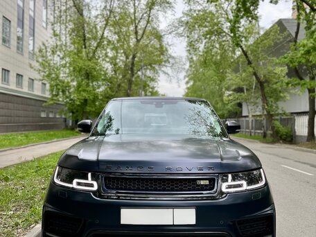 2019 Land Rover Range Rover Sport II Рестайлинг, синий, 5200000 рублей, вид 5