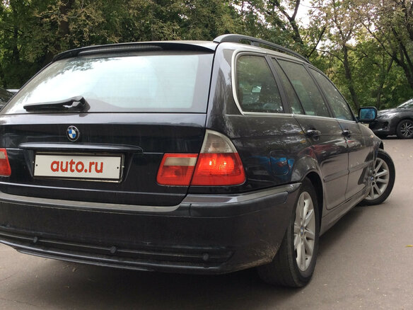 2004 BMW 3 серии 316i IV (E46) Рестайлинг, чёрный - вид 2