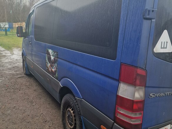 2006 Mercedes-Benz Sprinter, синий, 1700000 рублей - вид 4