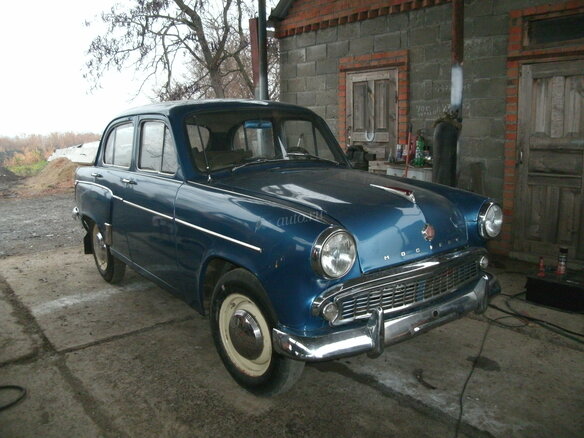 1963 Москвич 403, голубой