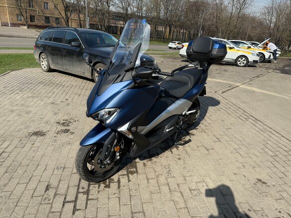 2017 Yamaha TMAX, синий, 820000 рублей