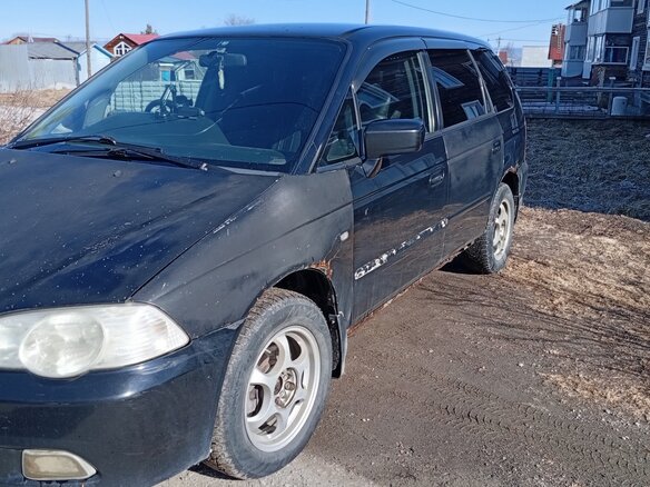 2003 Honda Odyssey II Рестайлинг, чёрный, 350000 рублей