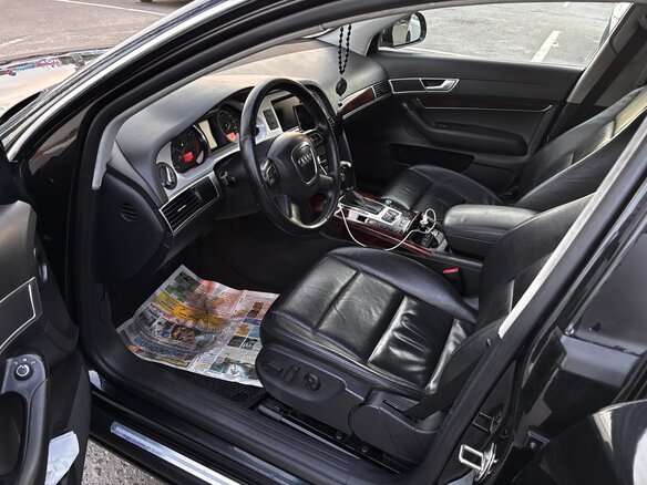 2009 Audi A6 III (C6) Рестайлинг, чёрный, 1250000 рублей - вид 5