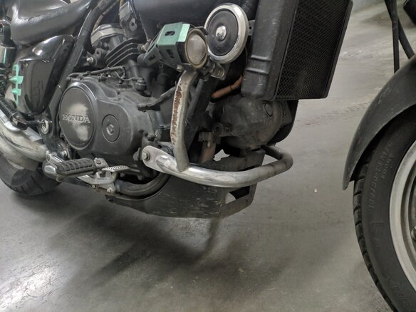1987 Honda Magna, чёрный - вид 8