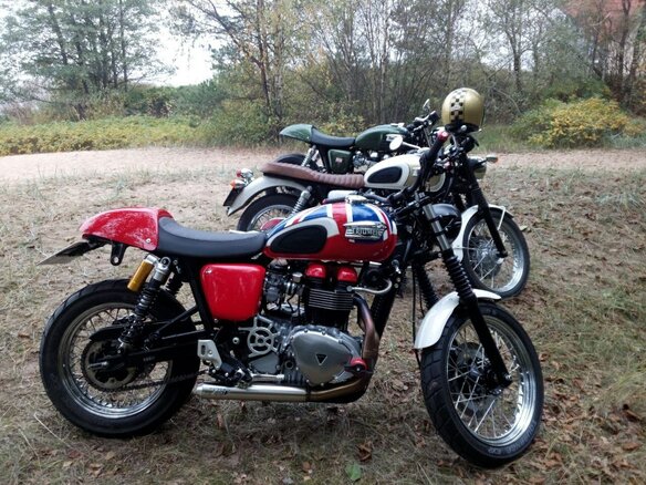 2006 Triumph Scrambler, белый, 850000 рублей - вид 8