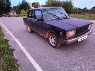 1997 Lada (ВАЗ) 2107, фиолетовый, 57000 рублей, вид 3
