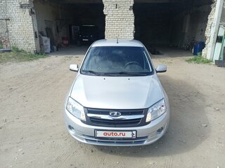 2014 Lada (ВАЗ) Granta I, серый, 465000 рублей, вид 1