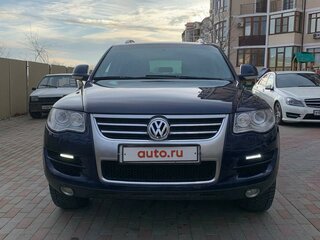 2007 Volkswagen Touareg I Рестайлинг, синий, 1600000 рублей, вид 2