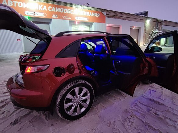 2008 Infiniti FX35 I (S50) Рестайлинг, оранжевый, 1010000 рублей - вид 24