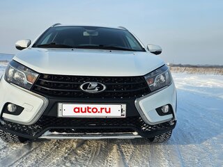 2019 Lada (ВАЗ) Vesta SW Cross I, белый, 1400000 рублей, вид 2