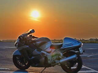 2002 Suzuki GSX 1300 R Hayabusa, серый, 499000 рублей, вид 4