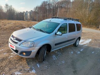 2014 Lada (ВАЗ) Largus I, серебристый, 980000 рублей, вид 2