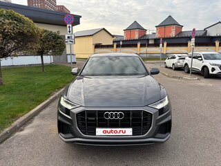2019 Audi Q8 55 TFSI I (4M), серый, 5450000 рублей, вид 2