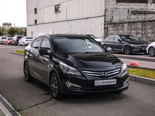 2016 Hyundai Solaris I Рестайлинг, чёрный, 1299777 рублей, вид 5
