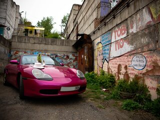 1998 Porsche Boxster I (986), розовый, 1600000 рублей, вид 2