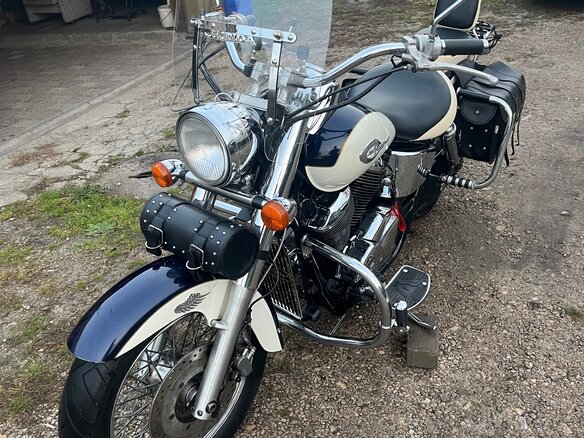 1999 Honda Shadow 400, бежевый, 325000 рублей - вид 8