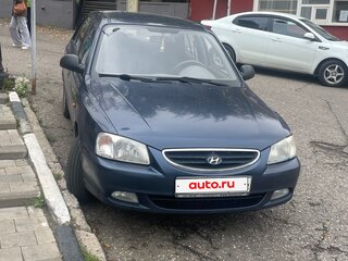 2008 Hyundai Accent ТагАЗ II, синий, 350000 рублей, вид 2