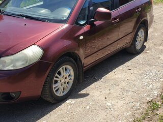 2007 Suzuki SX4 I (Classic), пурпурный, 490000 рублей, вид 4