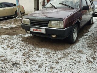1996 Lada (ВАЗ) 21099, пурпурный, 100000 рублей, вид 2
