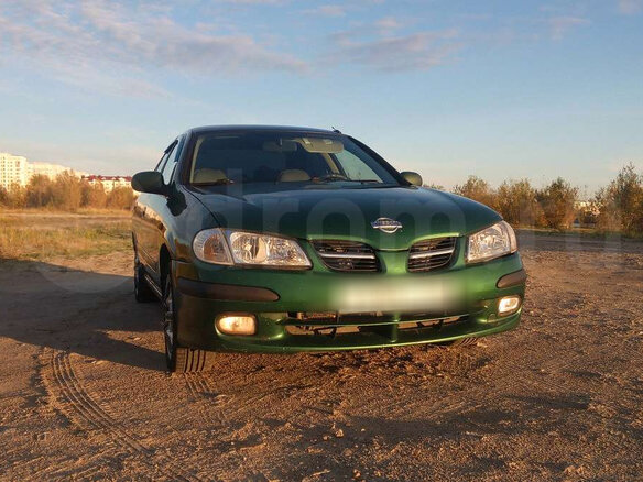 2000 Nissan Almera II (N16), зелёный