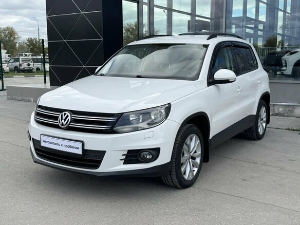 2011 Volkswagen Tiguan I Рестайлинг, белый, 1280000 рублей