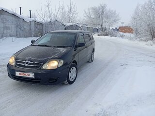 2003 Toyota Corolla Fielder IX (E120, E130), чёрный, 650000 рублей, вид 1