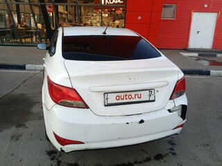 2014 Hyundai Solaris I Рестайлинг, белый, 492000 рублей, вид 1