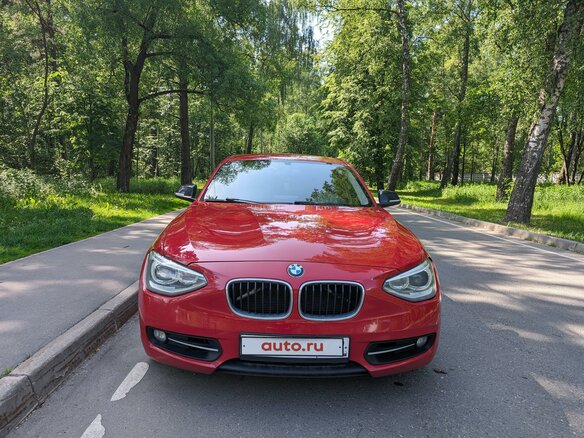 2012 BMW 1 серии 118i II (F20/F21), красный, 1250000 рублей - вид 2