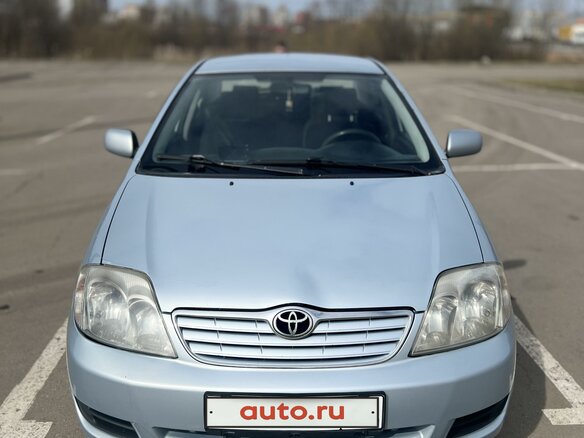 2004 Toyota Corolla IX (E120, E130) Рестайлинг, голубой, 570000 рублей - вид 1