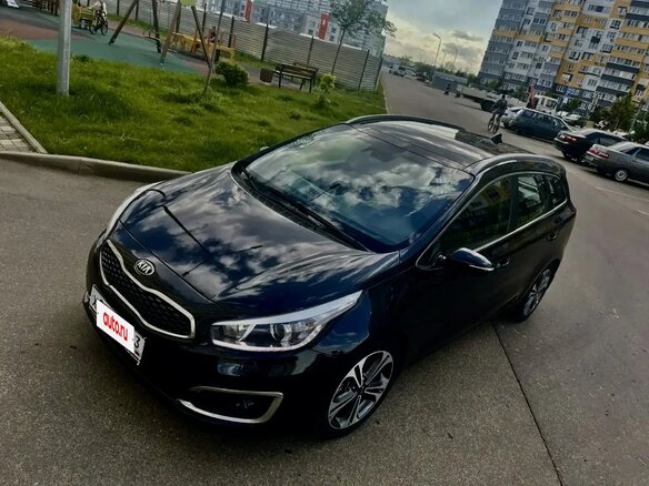 2017 Kia Ceed II Рестайлинг, чёрный, 1340000 рублей