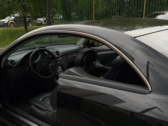 2003 Mercedes-Benz CLK-Класс 240 II (W209), чёрный, 750000 рублей - вид 9