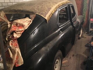 1958 ГАЗ М-20 «Победа», чёрный, 650000 рублей, вид 3