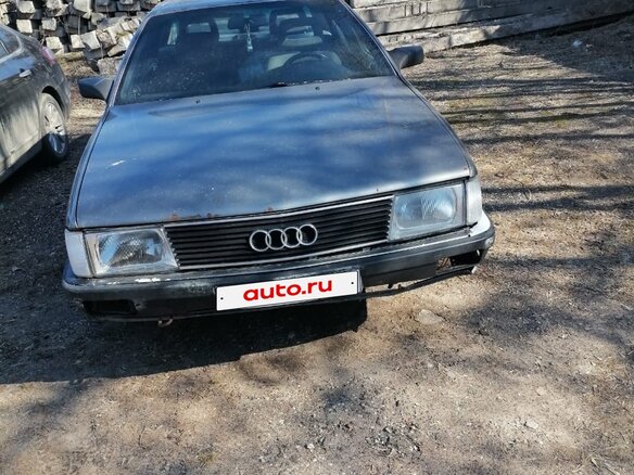 1989 Audi 100 III (C3) Рестайлинг, серый, 150000 рублей