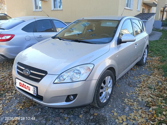 2009 Kia Ceed I, серебристый, 665000 рублей