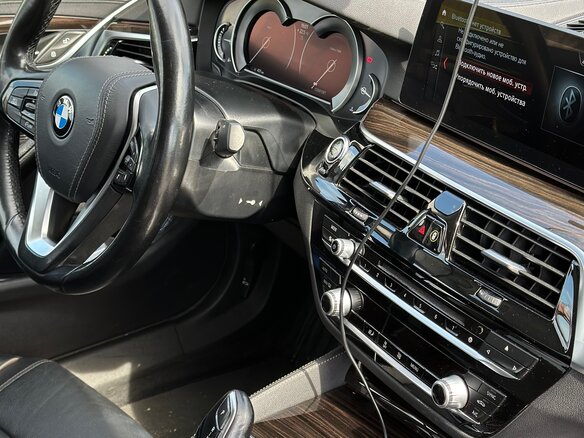 2017 BMW 5 серии 520d VII (G30/G31/G38), чёрный, 2667405 рублей - вид 8