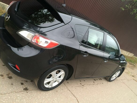 2012 Mazda 3 II (BL) Рестайлинг, чёрный - вид 2